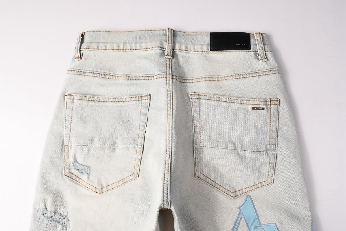YY  AMIRI Jeans Shorts     6006