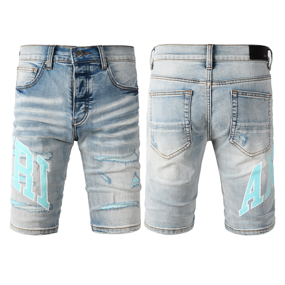 YY  AMIRI Jeans Shorts    6007