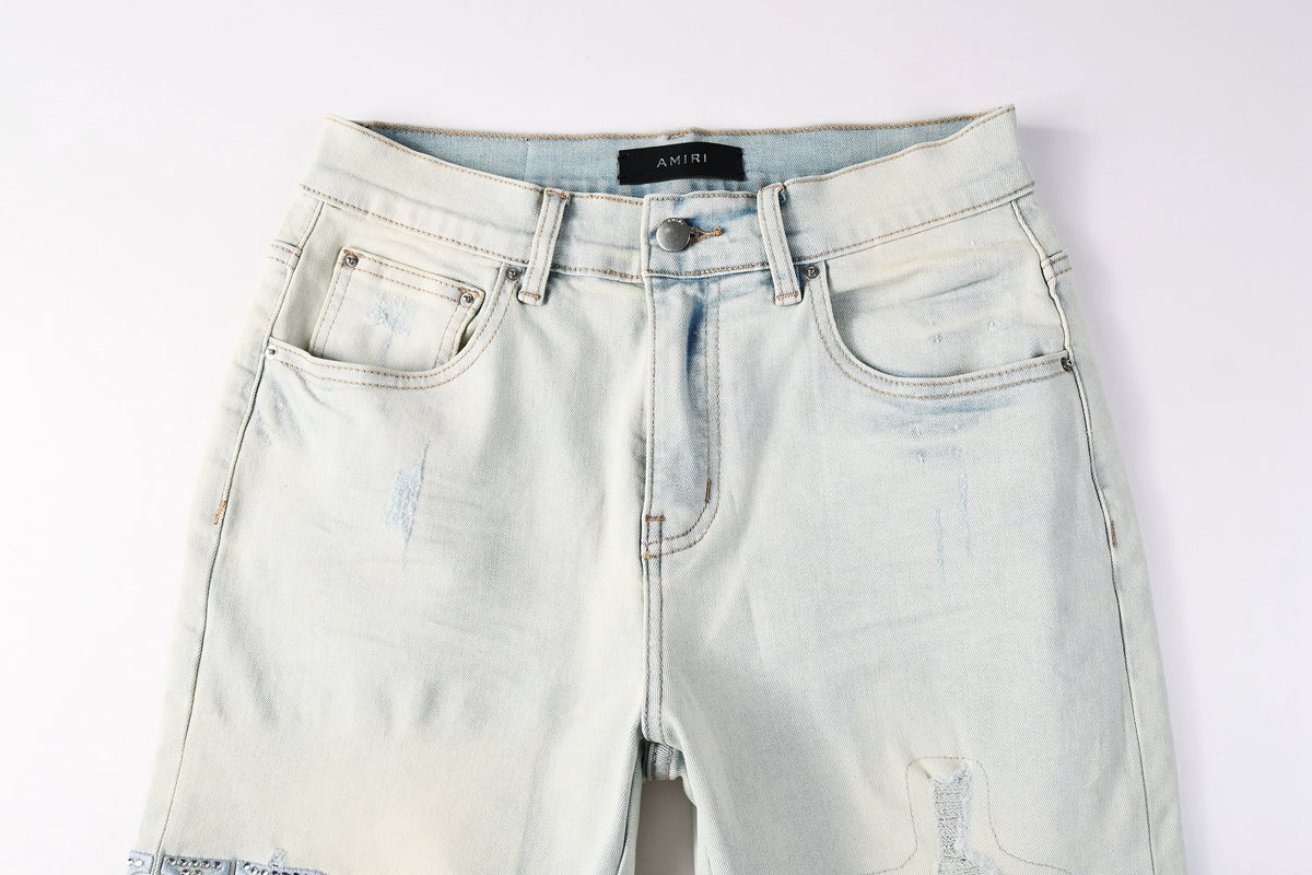 YY AMIRI Jeans Shorts     6002
